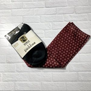 Noble Equestrian Over the Calf Peddies Socks Padded Soles Womens Sizes 6-10